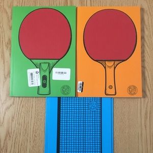New Bundle Of 3 Table Tennis Notes/Planners Books/Folder